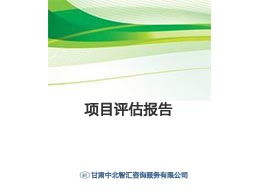 甘肅社會穩評報告撰寫與項目建議書專業咨詢服務指南